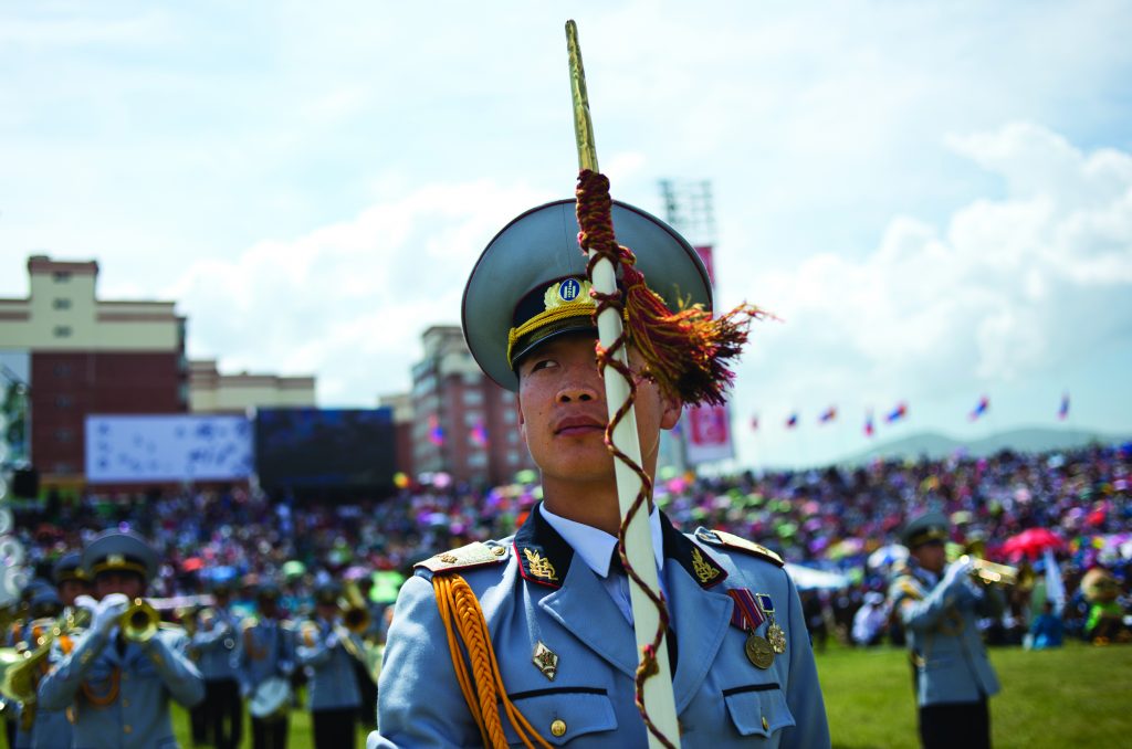 Mongolian Soldier, Ceremonial Uniform